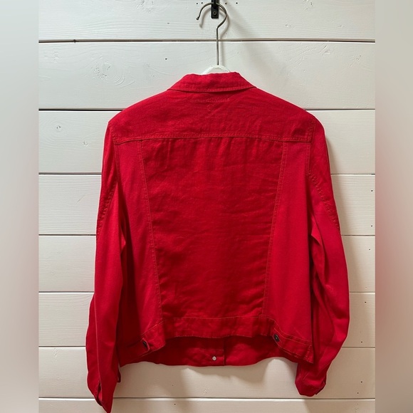 SANDWICH red linen jacket size 44 - Picture 5 of 12